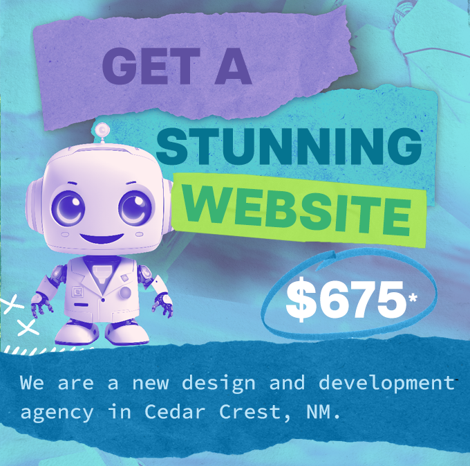 Get a stunning new website or revise your existing website with Color in Code for 675.